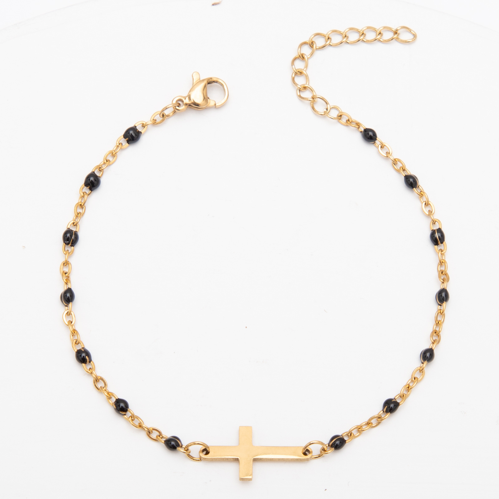 gold black Bracelet:18-3cm