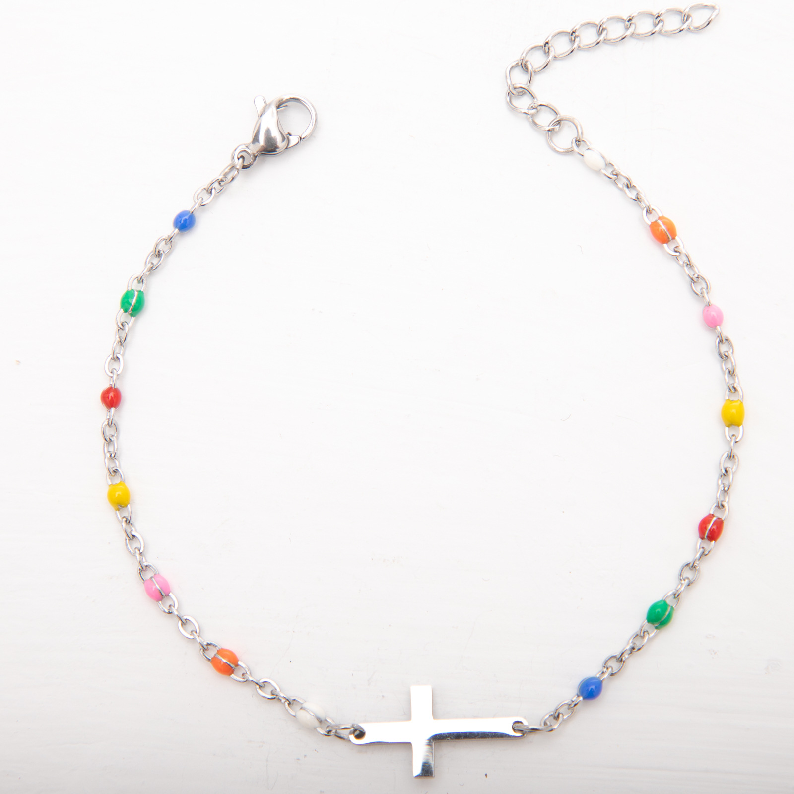 steel mixed color Foot chain:21-5CM