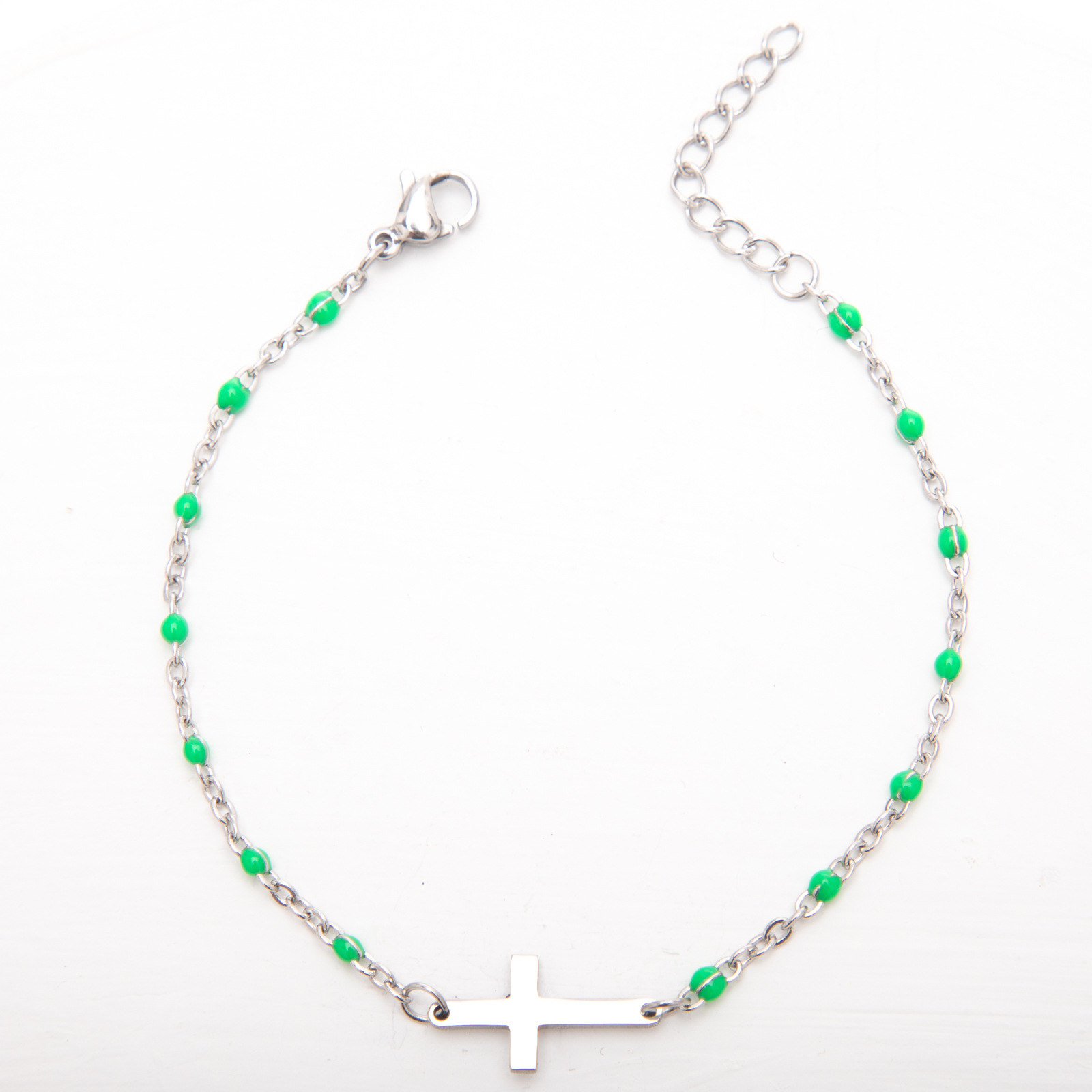 steel green Bracelet:18-3cm