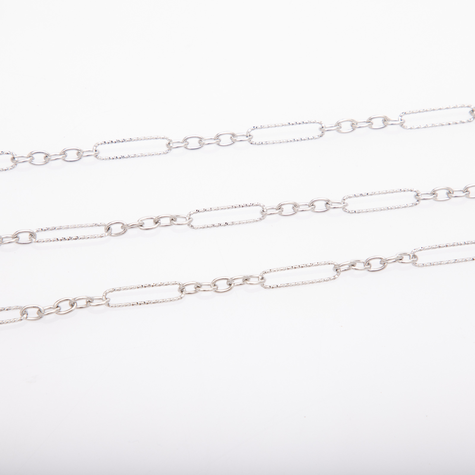 1.0 Long Cross Embossed 1:5-Steel Color Bracelet:1