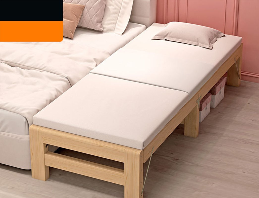 All solid wood surface   3e coconut palm mattress-folding model