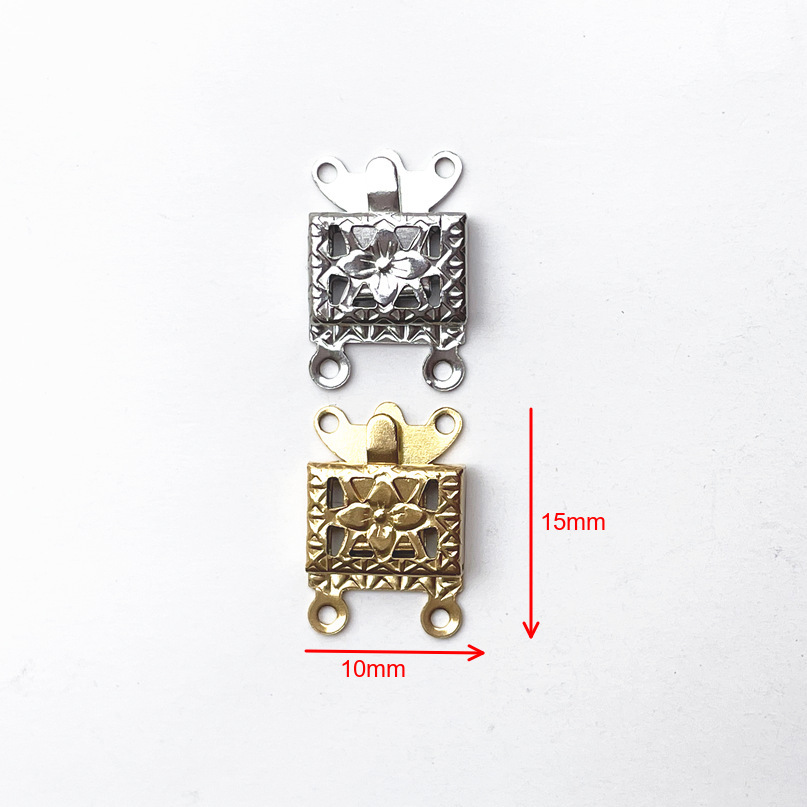 6:Vacuum real gold 15*10mm