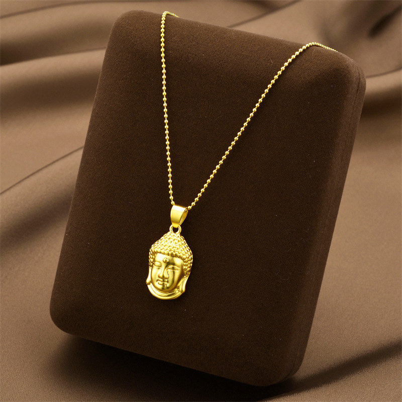 Golden round bead chain