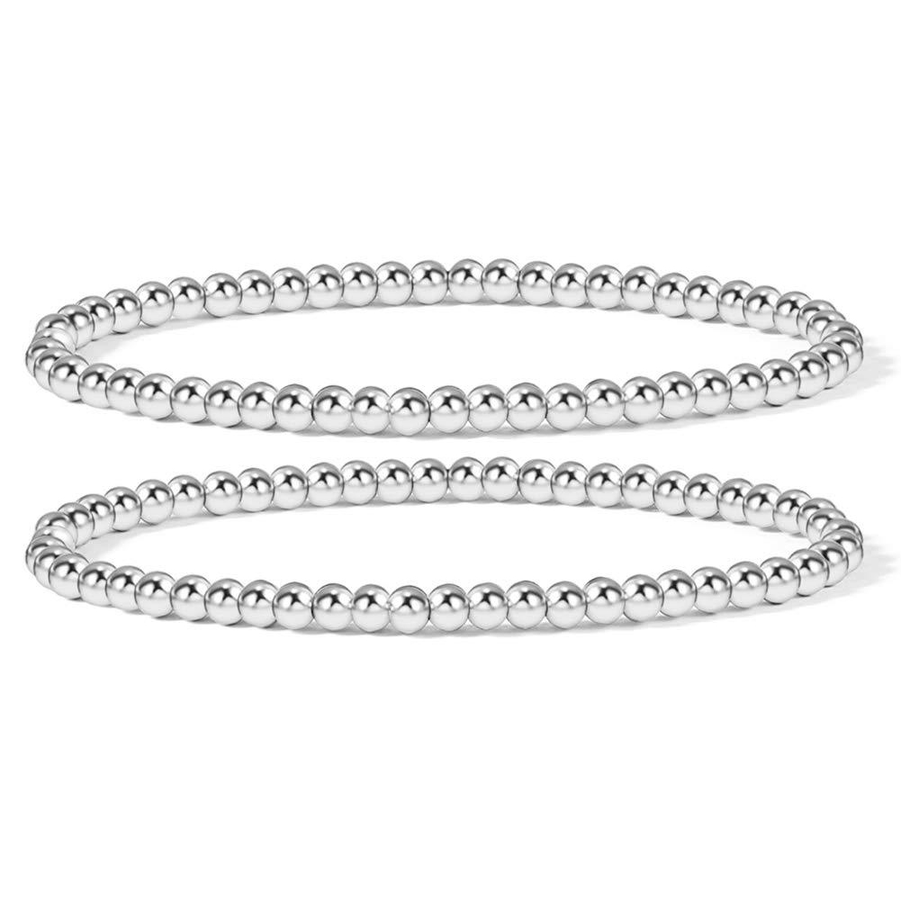 White K color 3-2 piece set 4mm