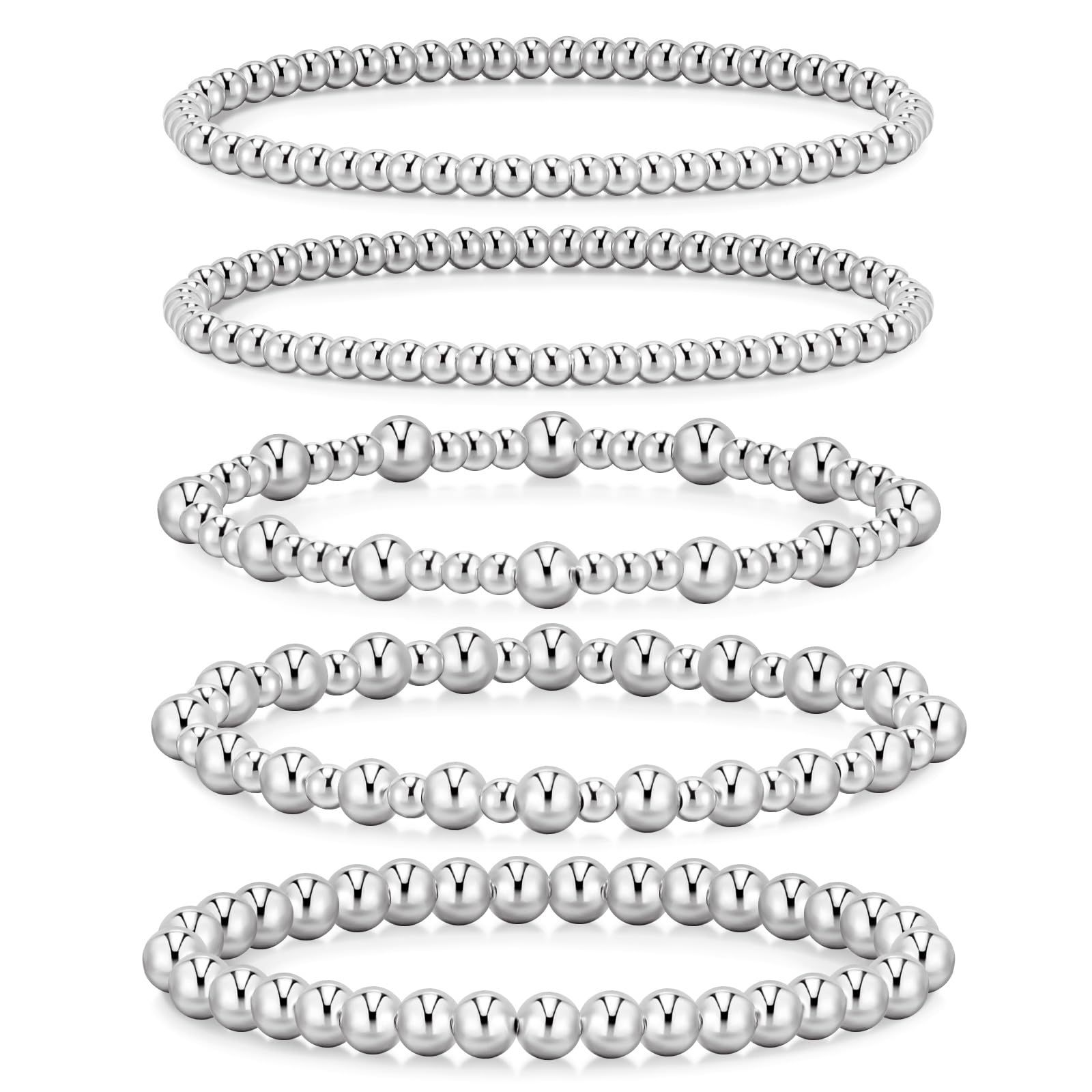 7:White K color 1-5 piece set