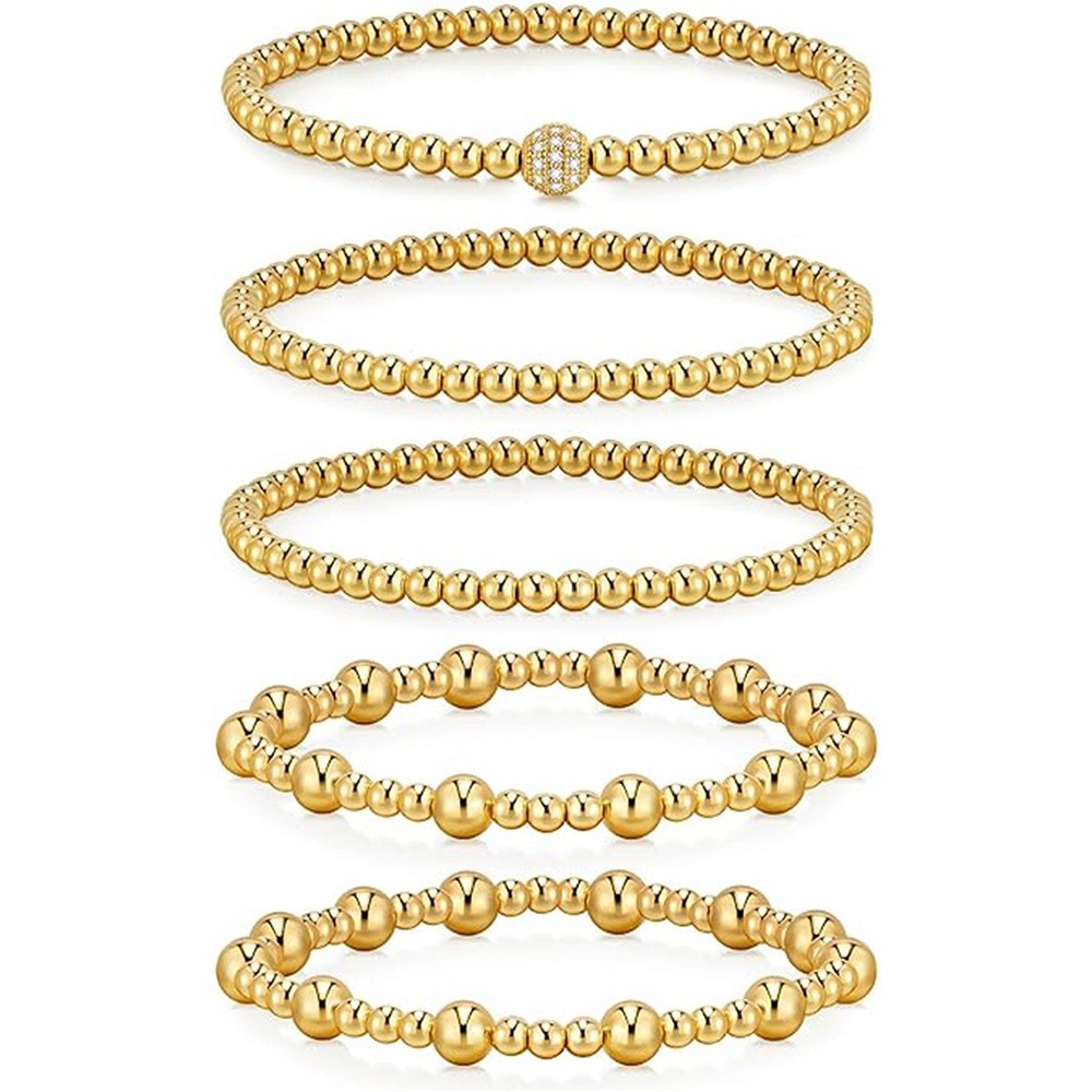 18:Gold 9-5 piece set with diamonds