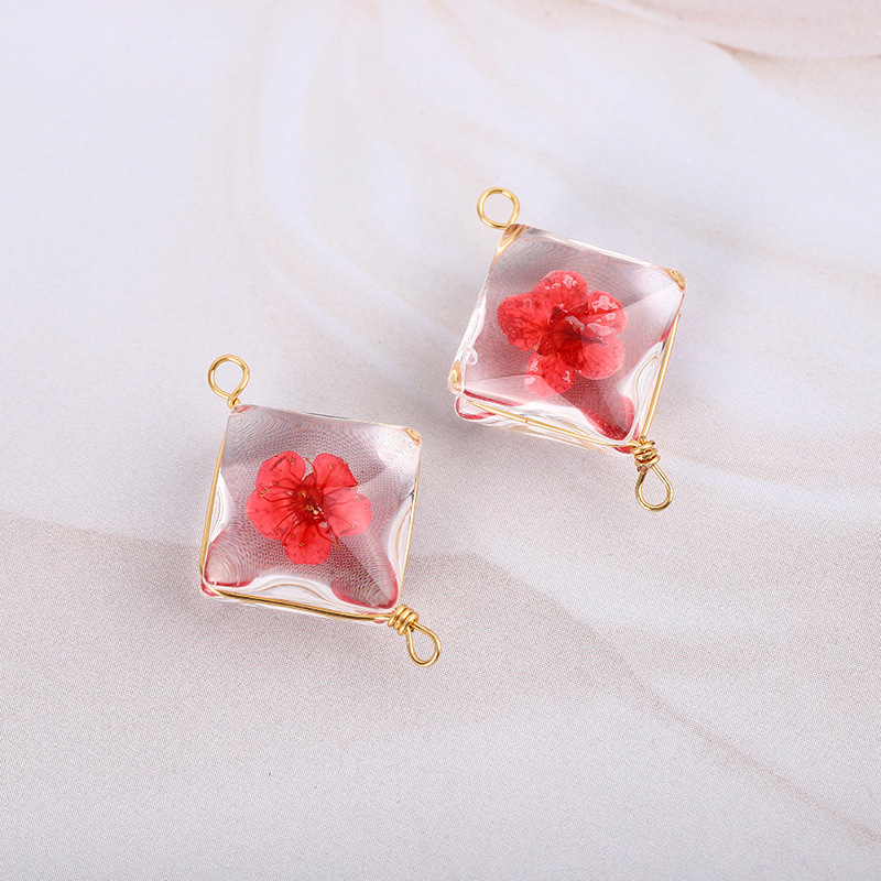 2:Big Red Square Cherry Blossom