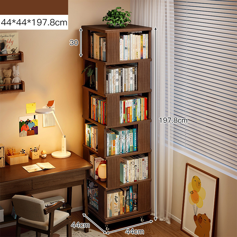 Square style 15mm thickened solid wood [widened six layers] 44*197.8cm-black oak color