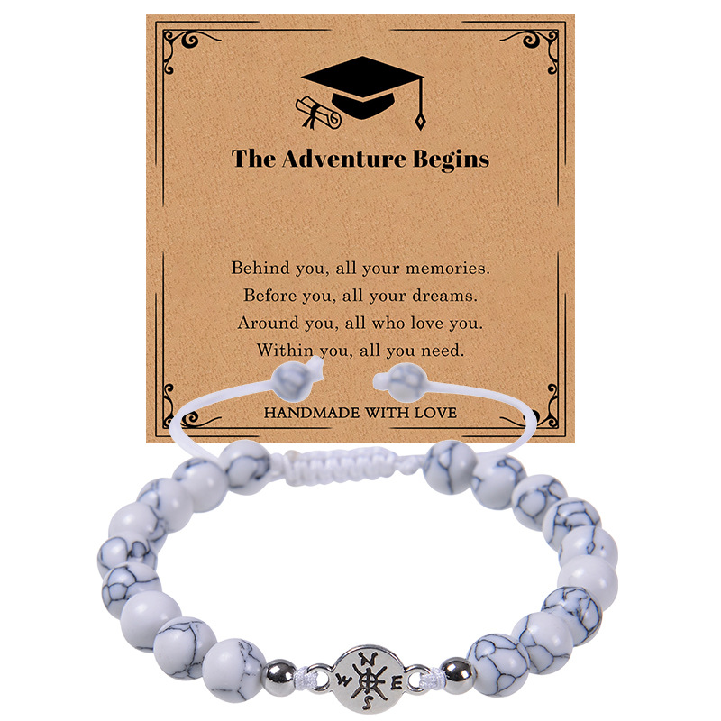 White Turquoise Bracelet Adventure Begins-Card