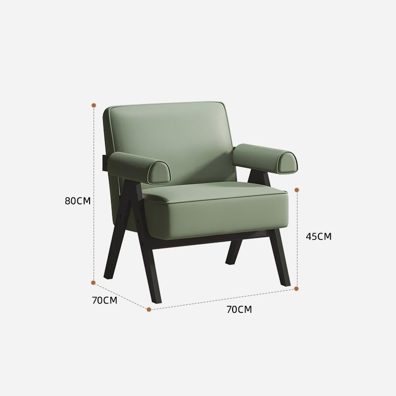 Dark green   black armrests