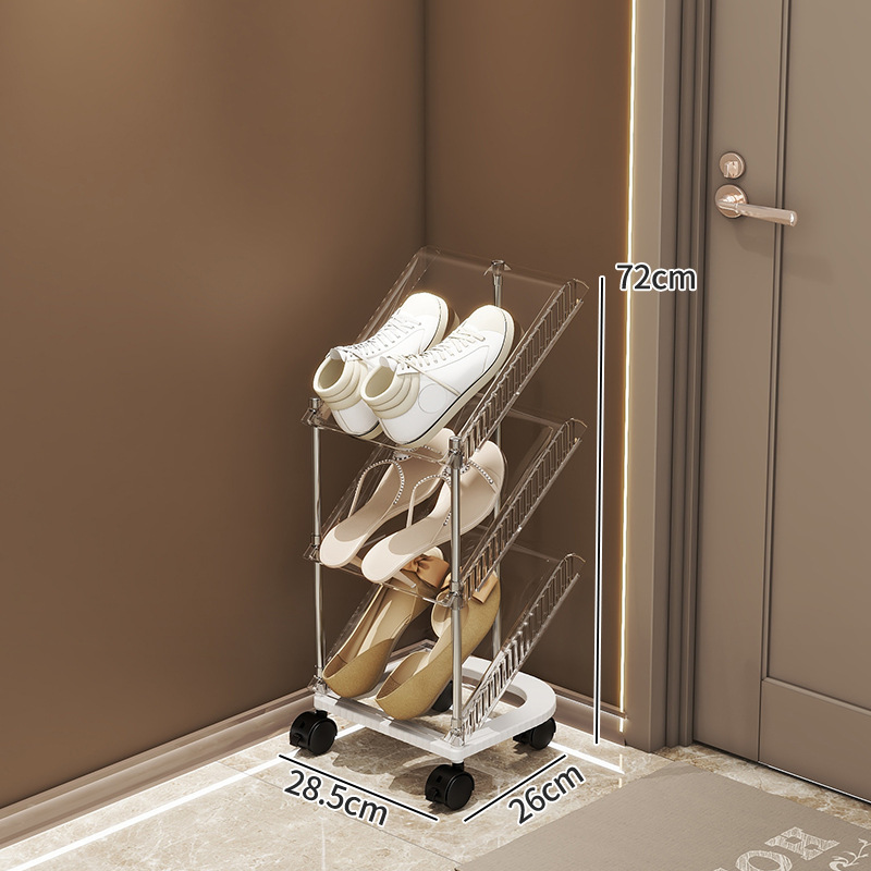 Three layers white with wheels