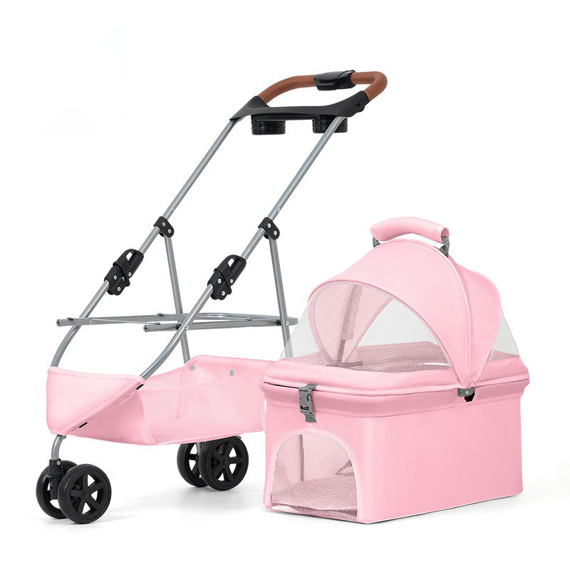 Pink three wheels detachable