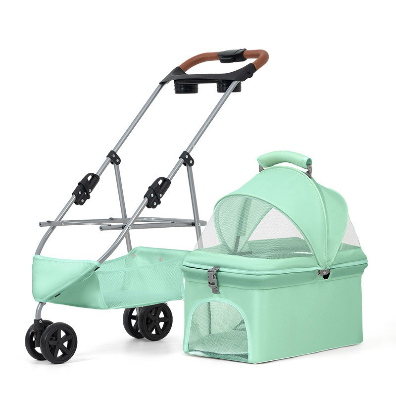 Green three wheels detachable