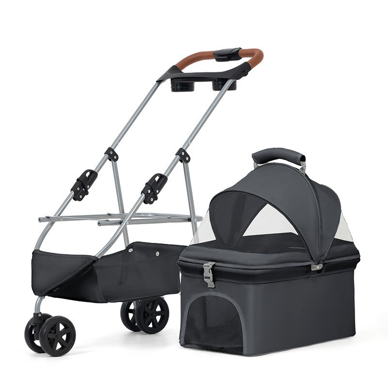 Black three wheels detachable