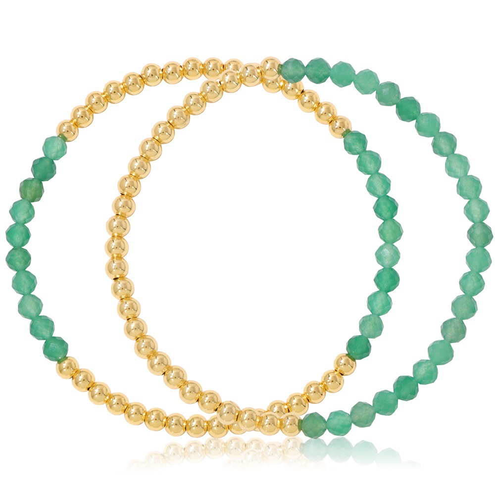 1:Green aventurine set