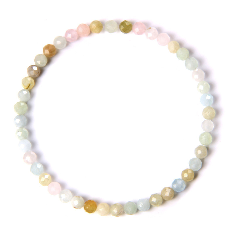 12:Morgan 4mm Facet Bead Bracelet