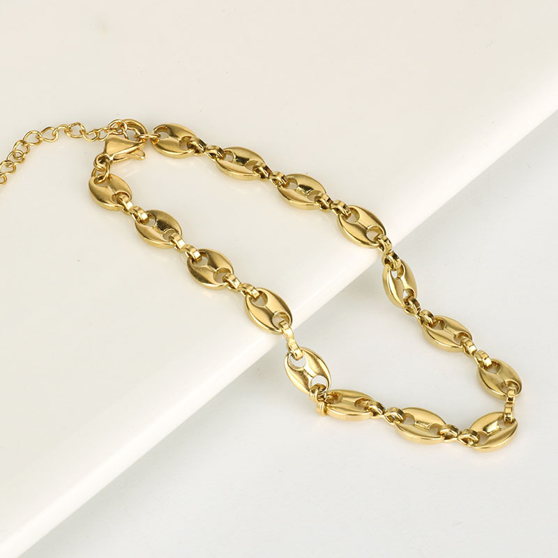 2:Gold Bracelet 6-8inch