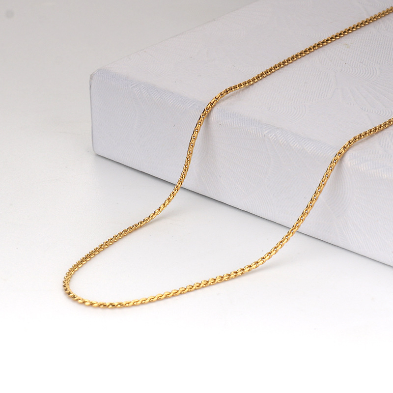7:18K gold S Willow chain (necklace)