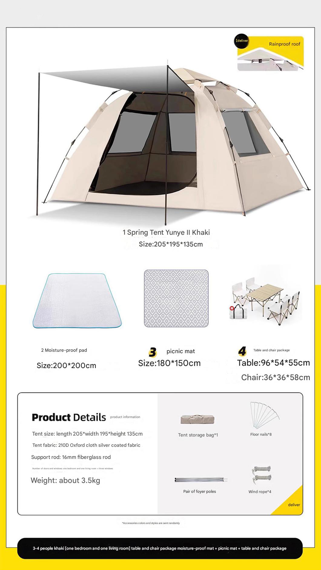 Khaki [one bedroom and one living room] overnight package for 2-3 people