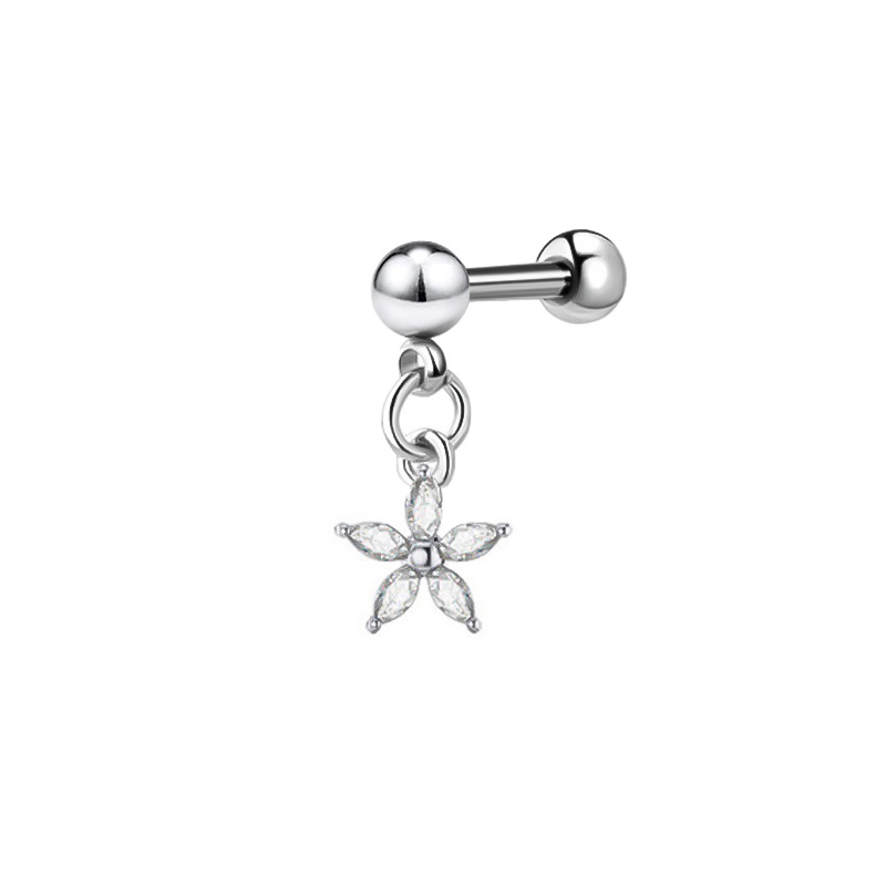 44:Zircon flower 1.0*6*4 mm(steel ball)