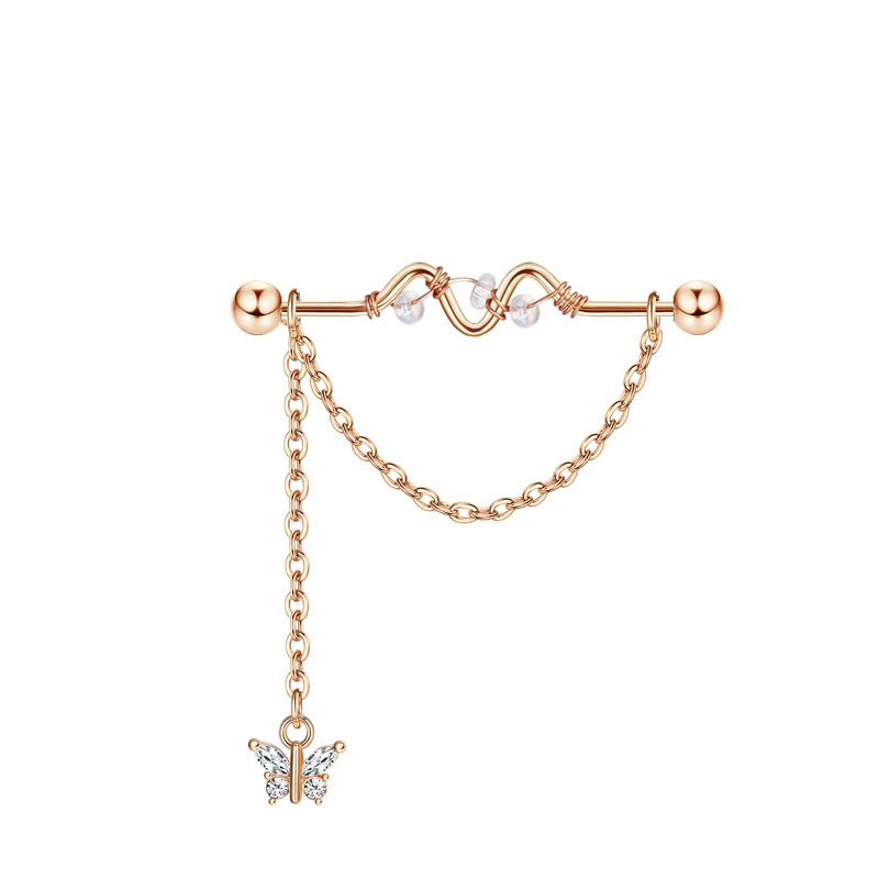 4:Pendant butterfly (rose gold)