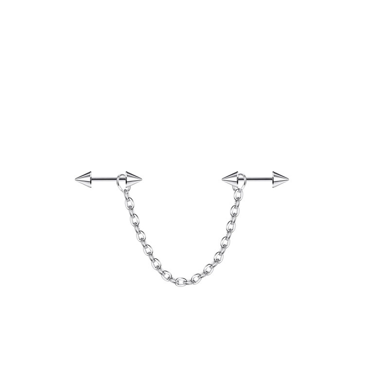 14:Pointed cone style (steel color 6cm)