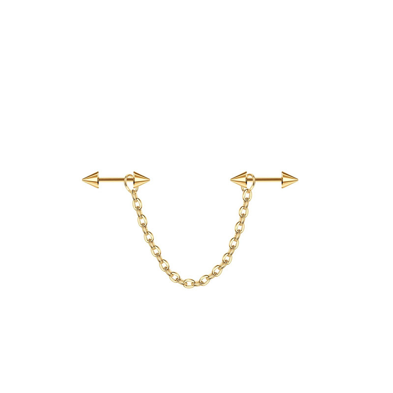 15:Pointed cone style (gold 6cm)