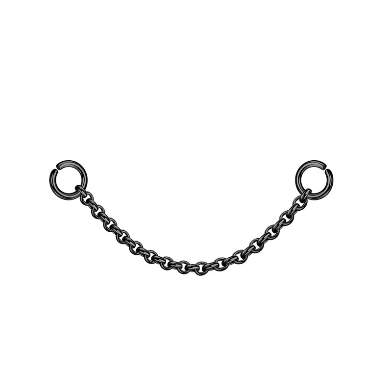 24:Bead chain (black 3.5cm)