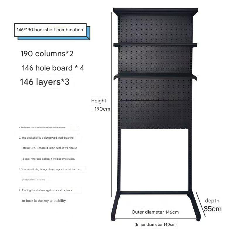 Black three layers 146*35*186cm