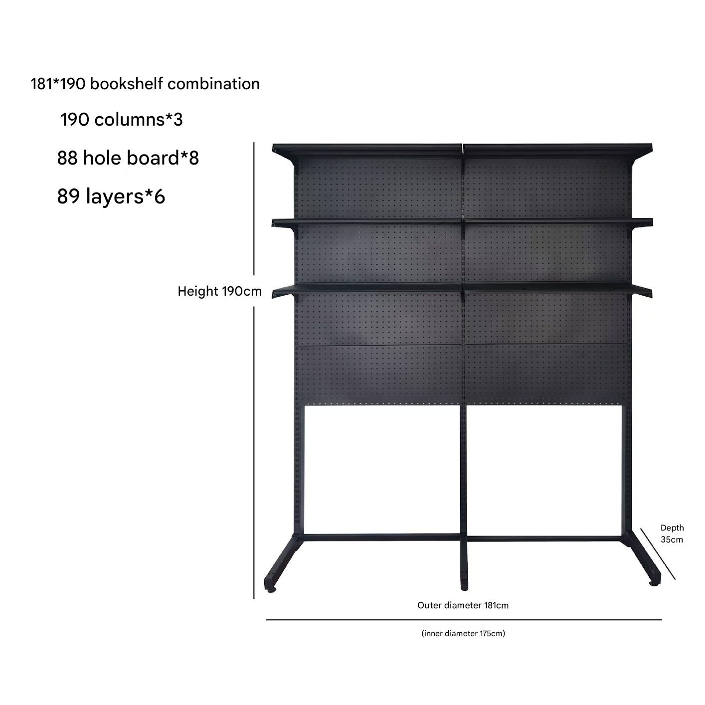 Black three layers 181*35186cm