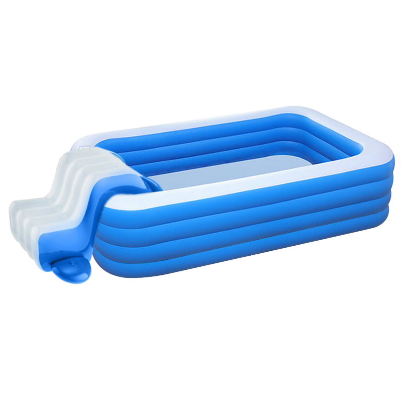 3-layer/388x180x52cm/Swimming pool, wireless air pump and slide