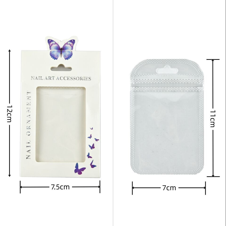 2:Paper card   opp bag