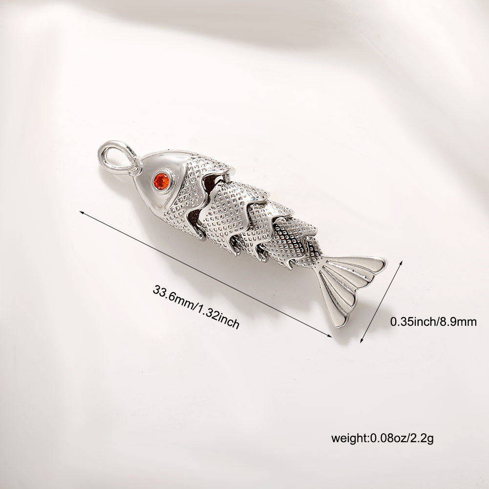 26:White k five section small fish