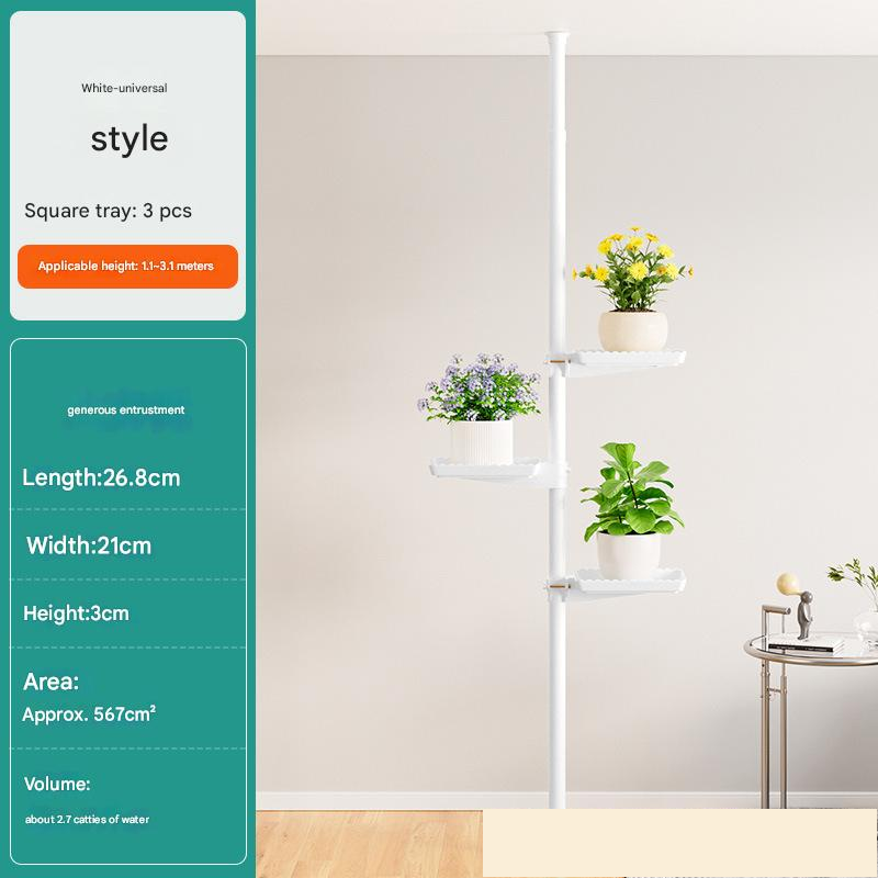 Upgrade bold 38 pipe diameter-white rod 3 square support