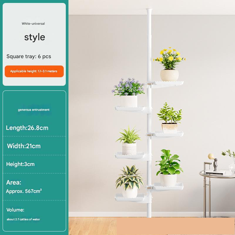 Upgrade bold 38 pipe diameter-white rod 6 square support