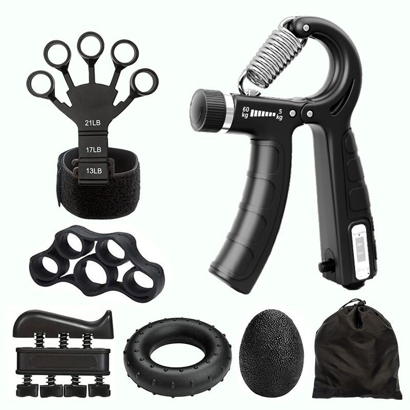 380 count finger trainer 7-piece set in cloth bag---black