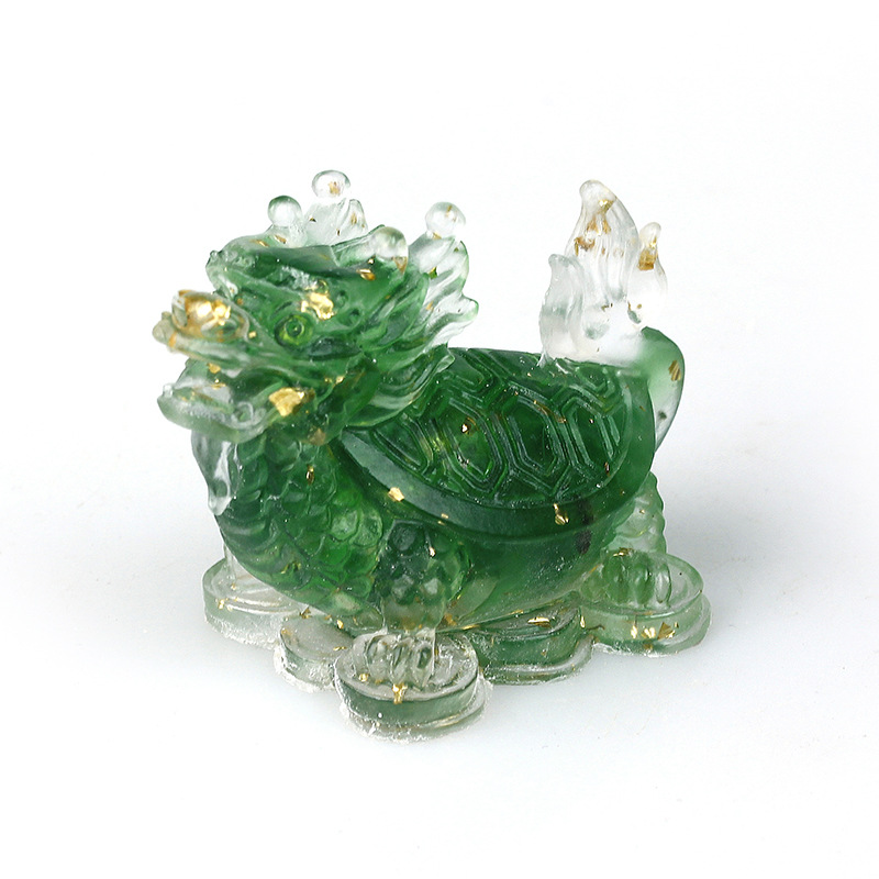 9:09 green colored glaze