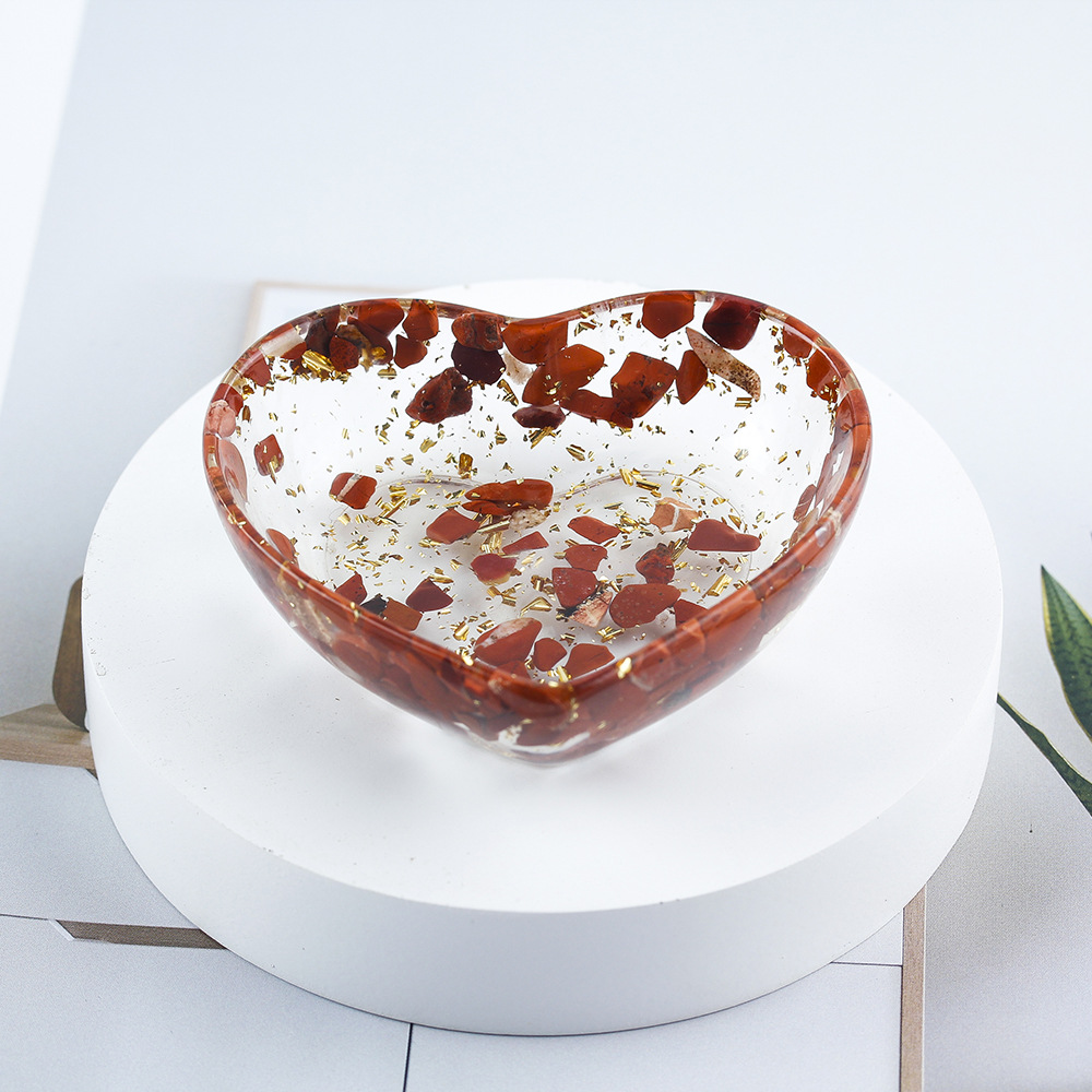 5:05 red jasper gold foil