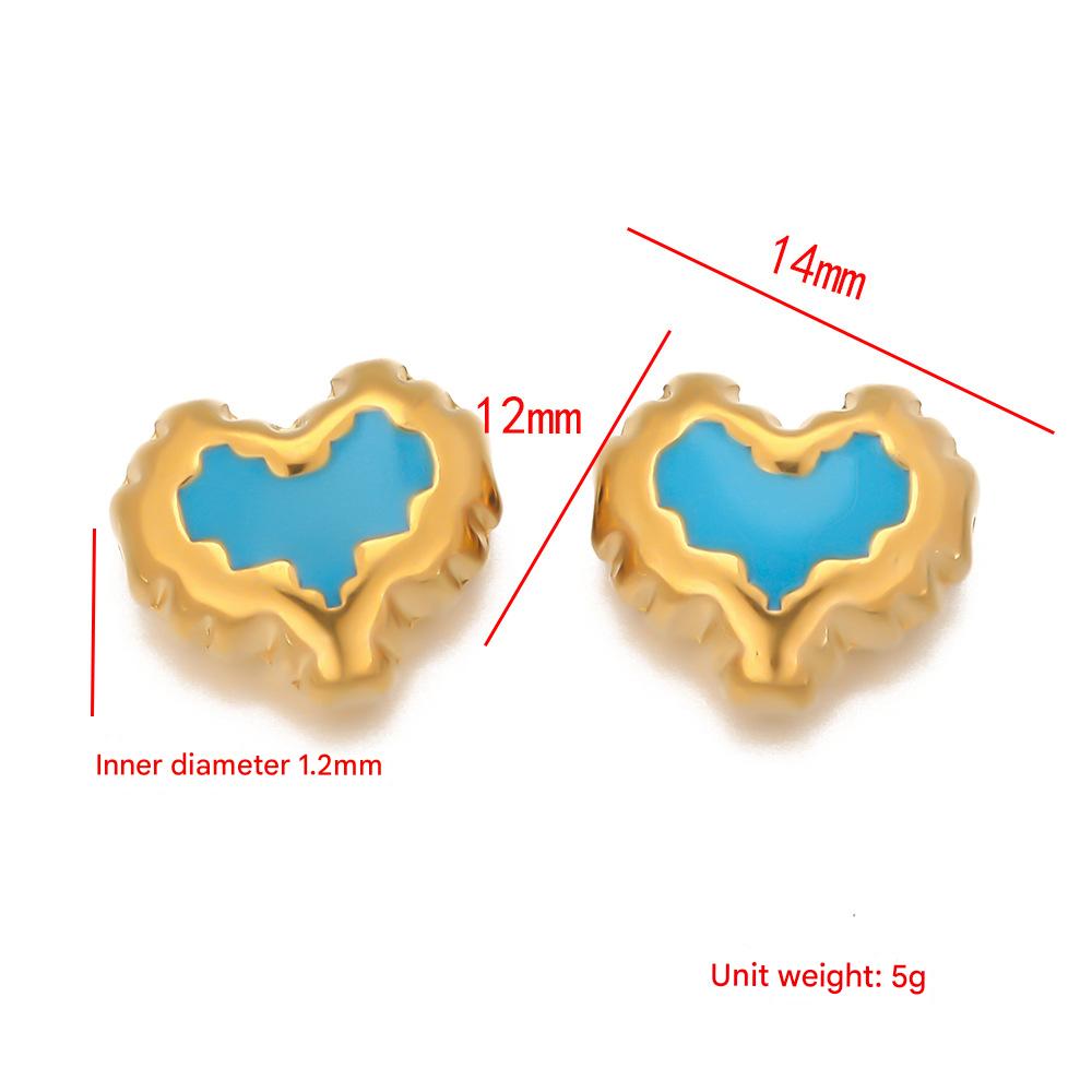 4:Love oil drop pendant-blue