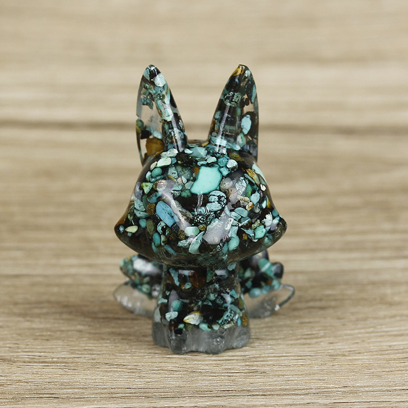 12:Raw ore Green Turquoise