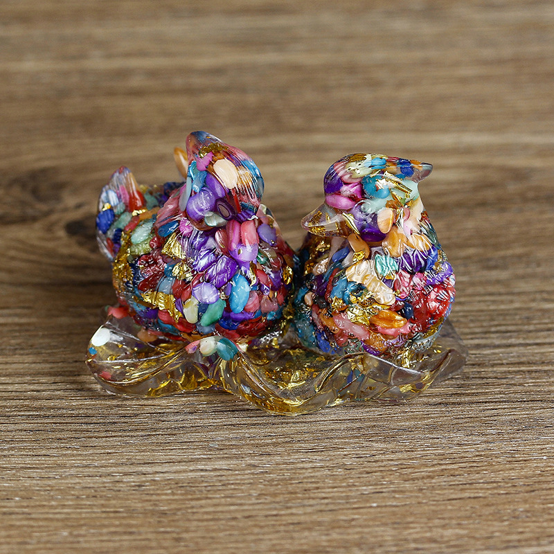 18:Color shell gold foil