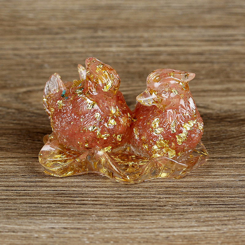 10/Watermelon Crystal Gold Foil