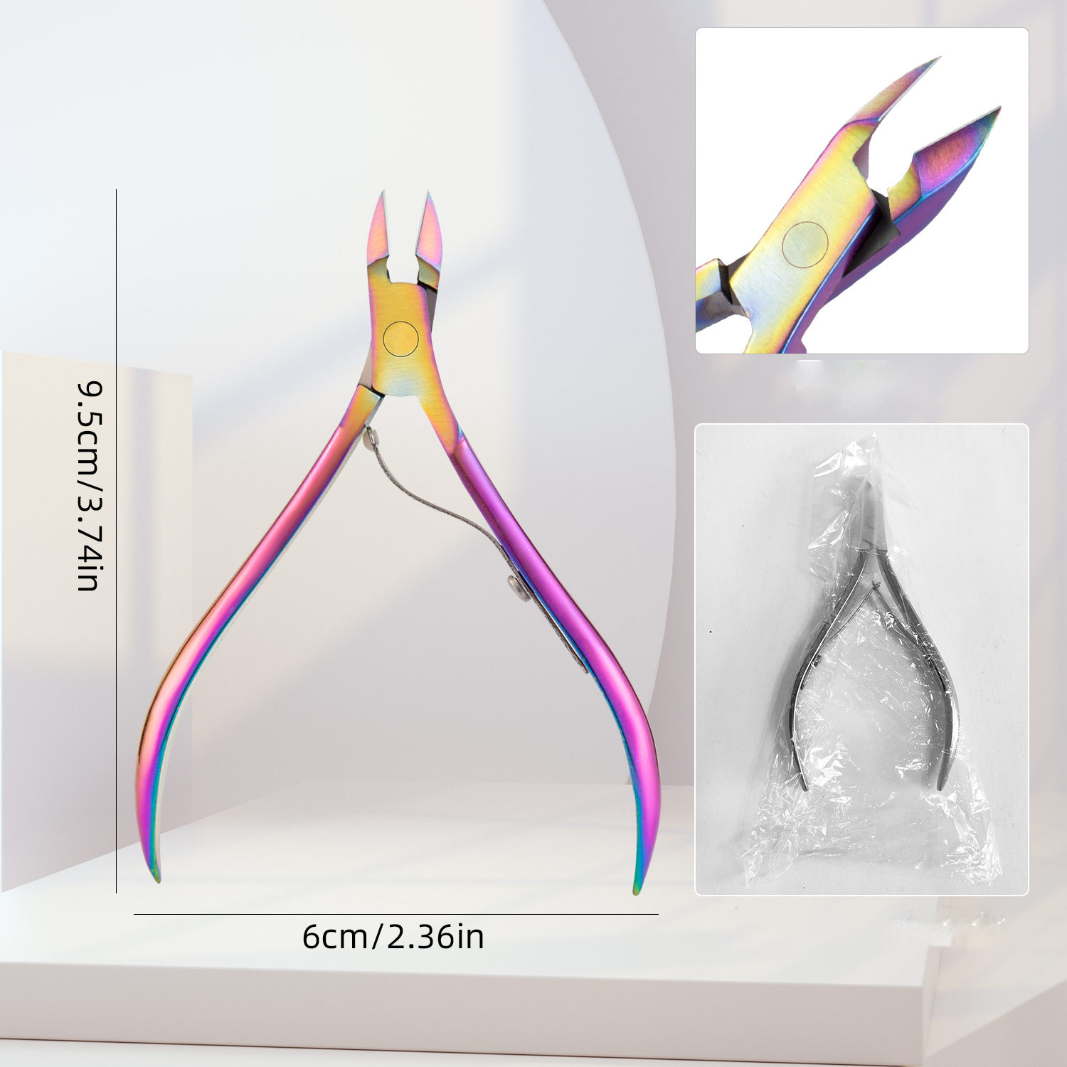 Color titanium gradient color (opp bag)