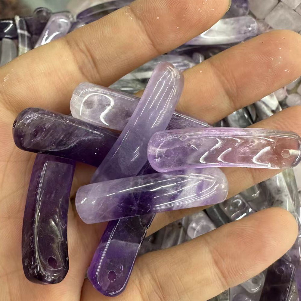 Amethyst 36-38mm*10*7-8mm