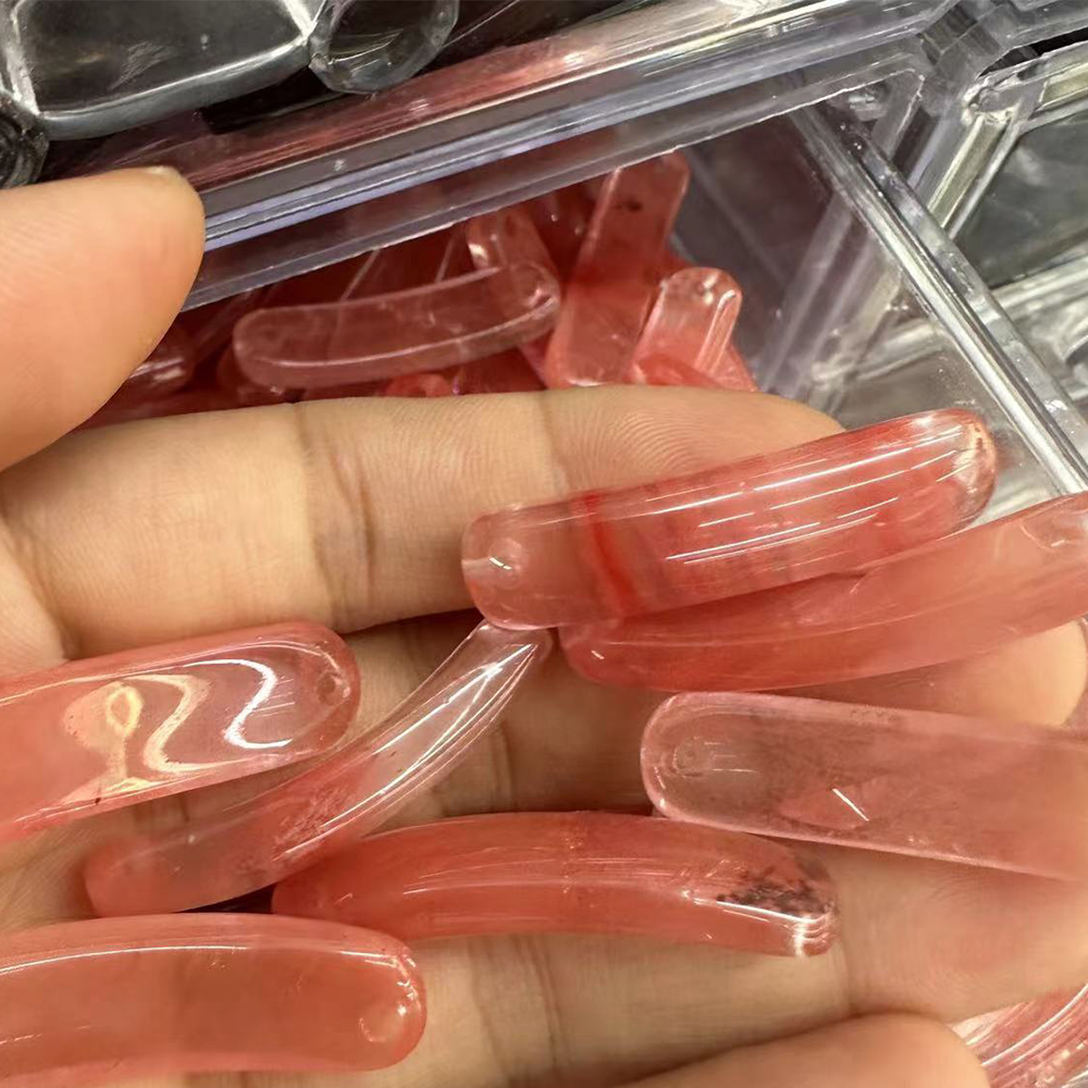 Watermelon red 36-38mm*10*7-8mm