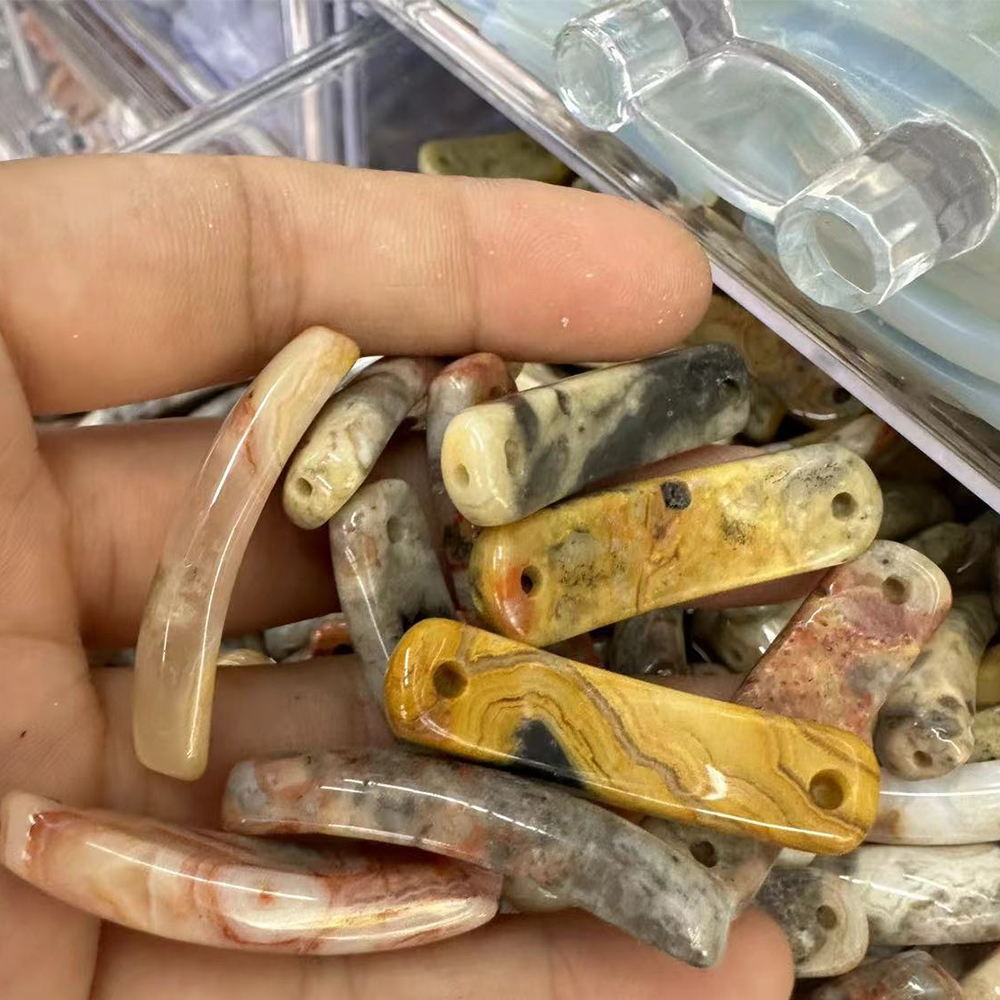 Crazy Agate 36-38mm*10*7-8mm