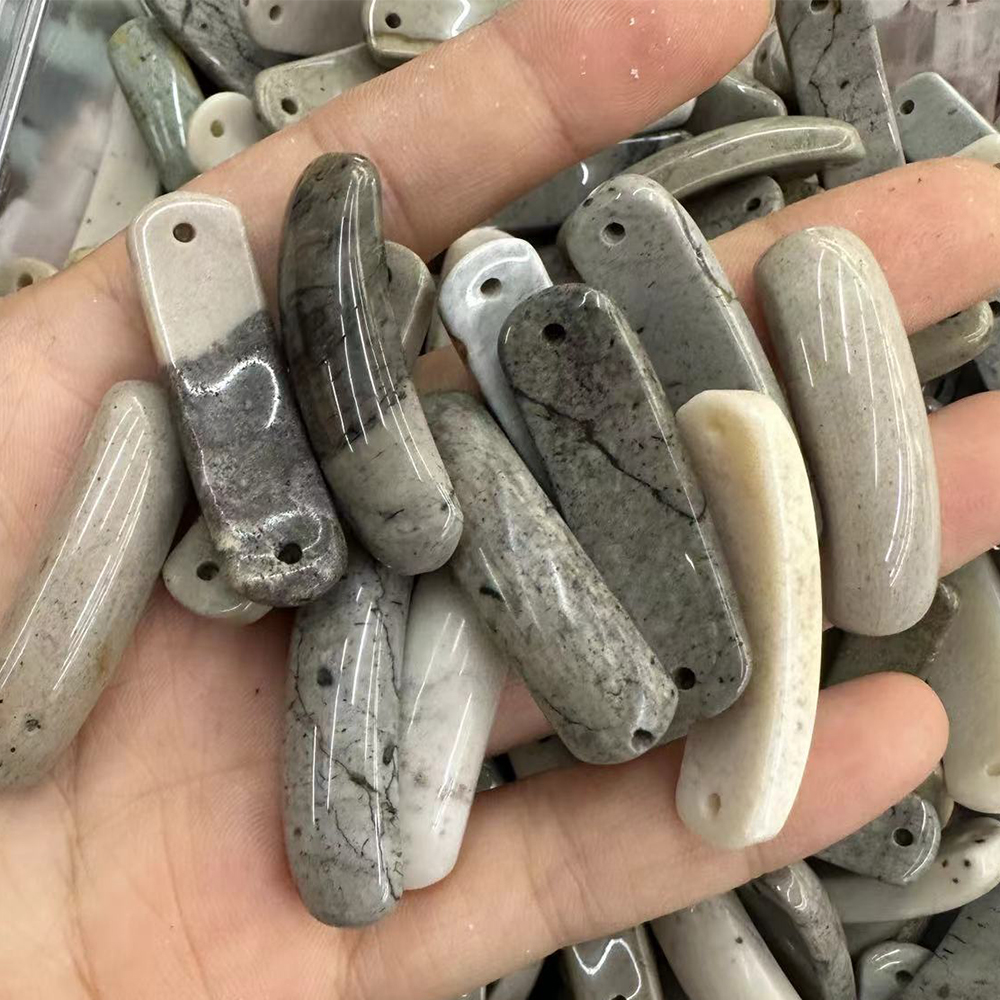 grey stone 36-38mm*10*7-8mm