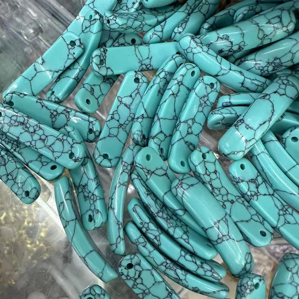 Turquoise 36-38mm*10*7-8mm