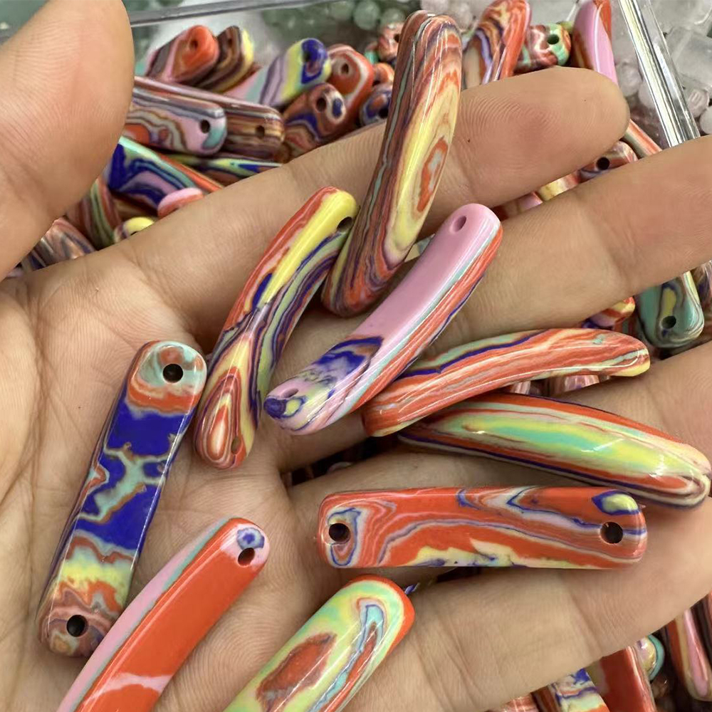 pattern Turquoise 36-38mm*10*7-8mm