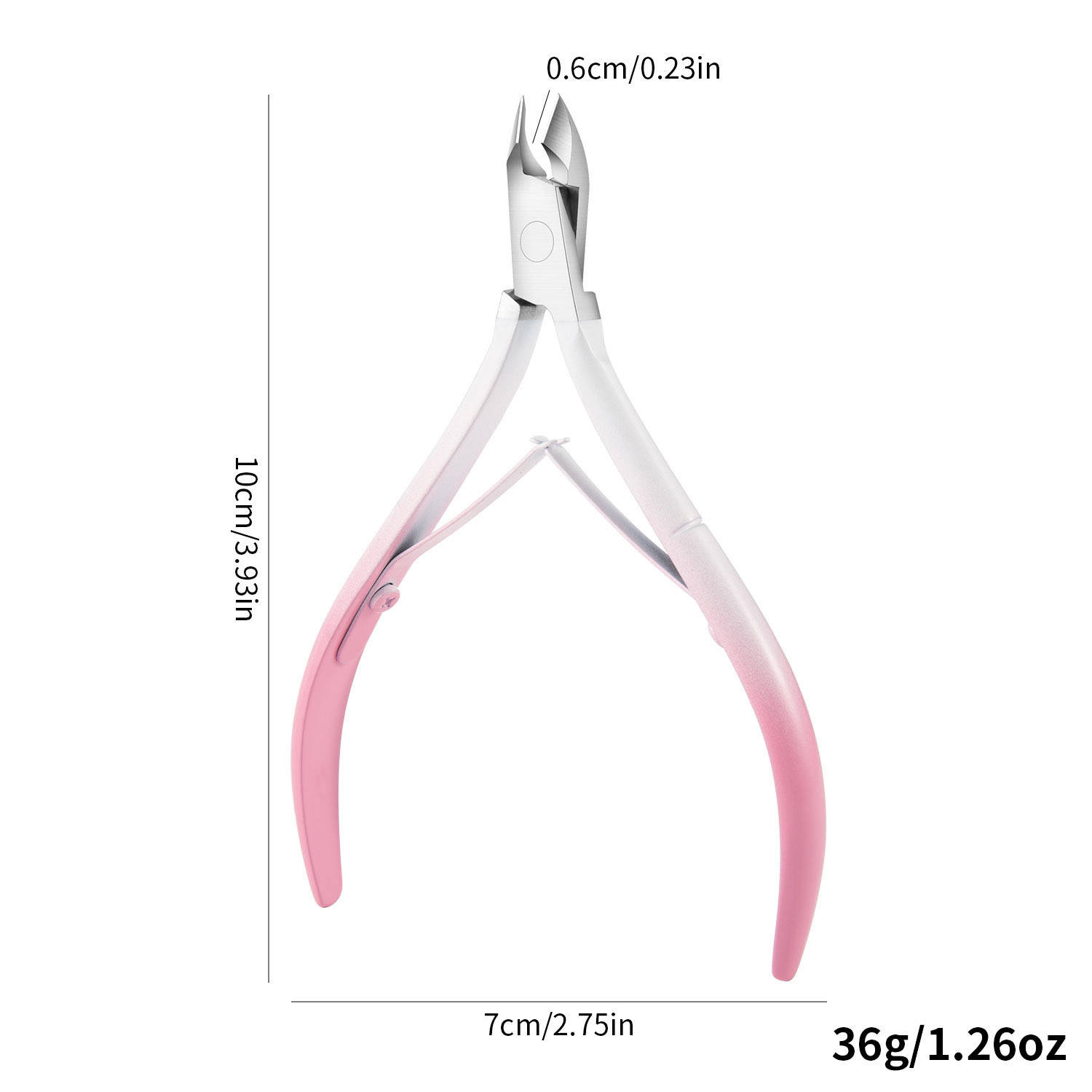 D501 spray paint pink and white two-color gradient (opp bag)